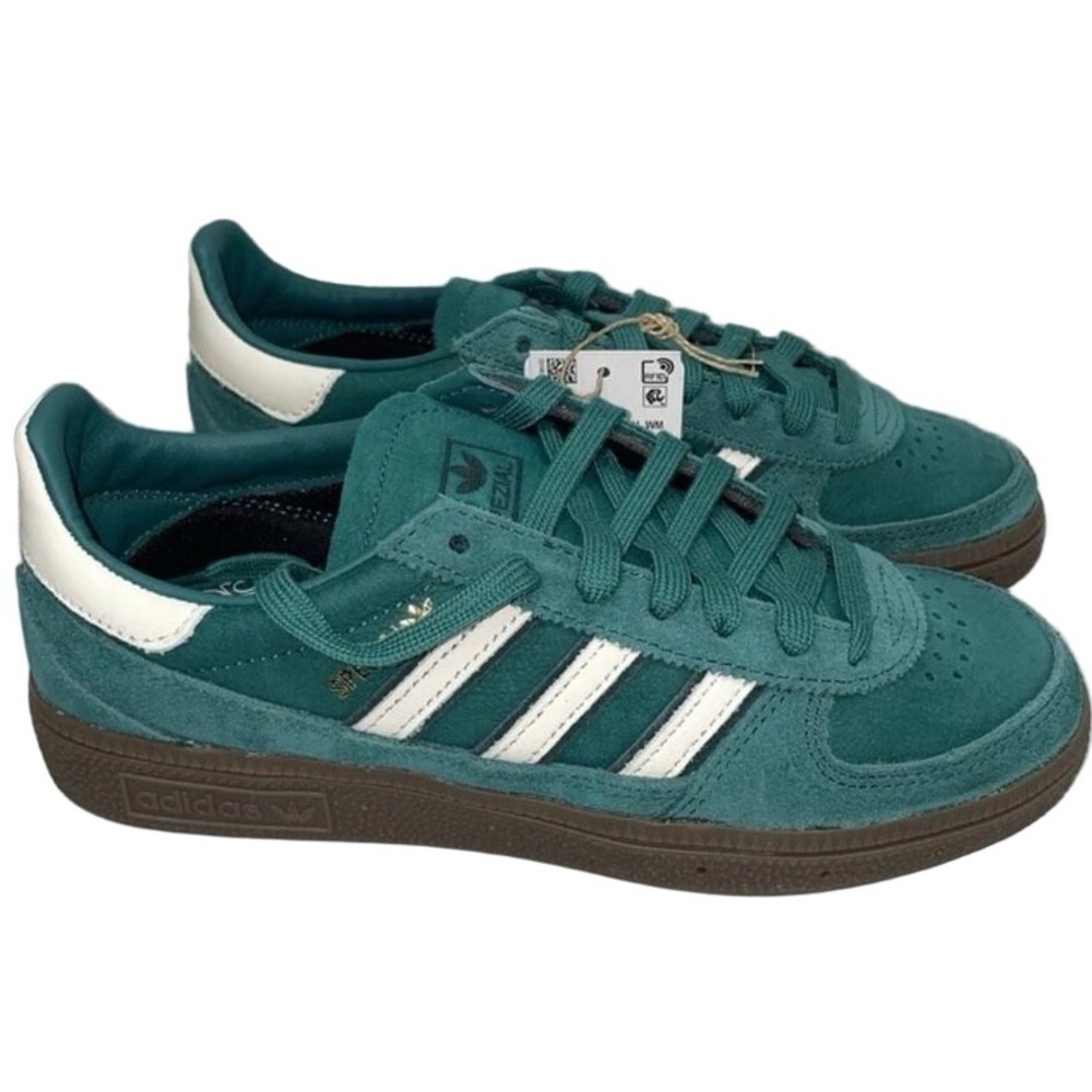 Adidas Men’s Handball Spezial Sneakers – Collegiate Green / Cloud White